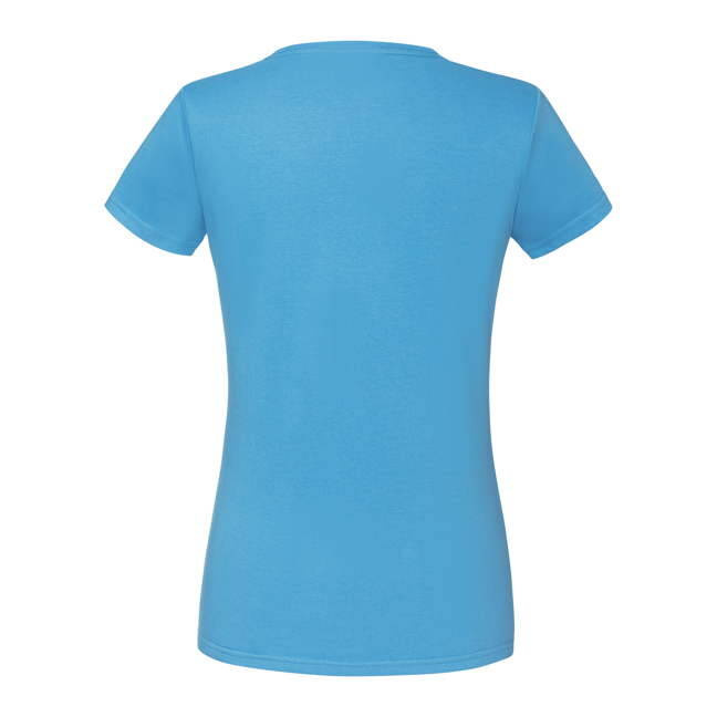 Blue Iconic women's t-shirt in combed cotton Fruit of the Loom