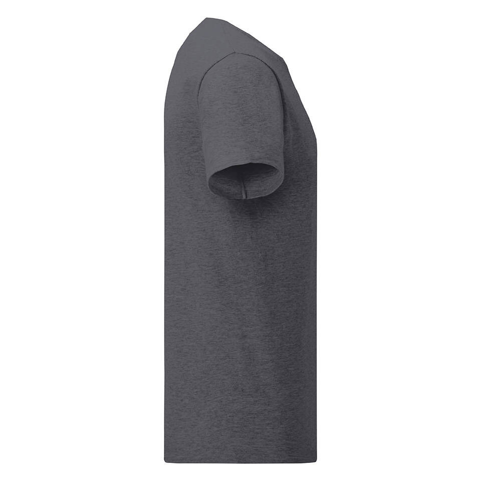 Grey Iconic Combed Cotton T-shirt Fruit of the Loom