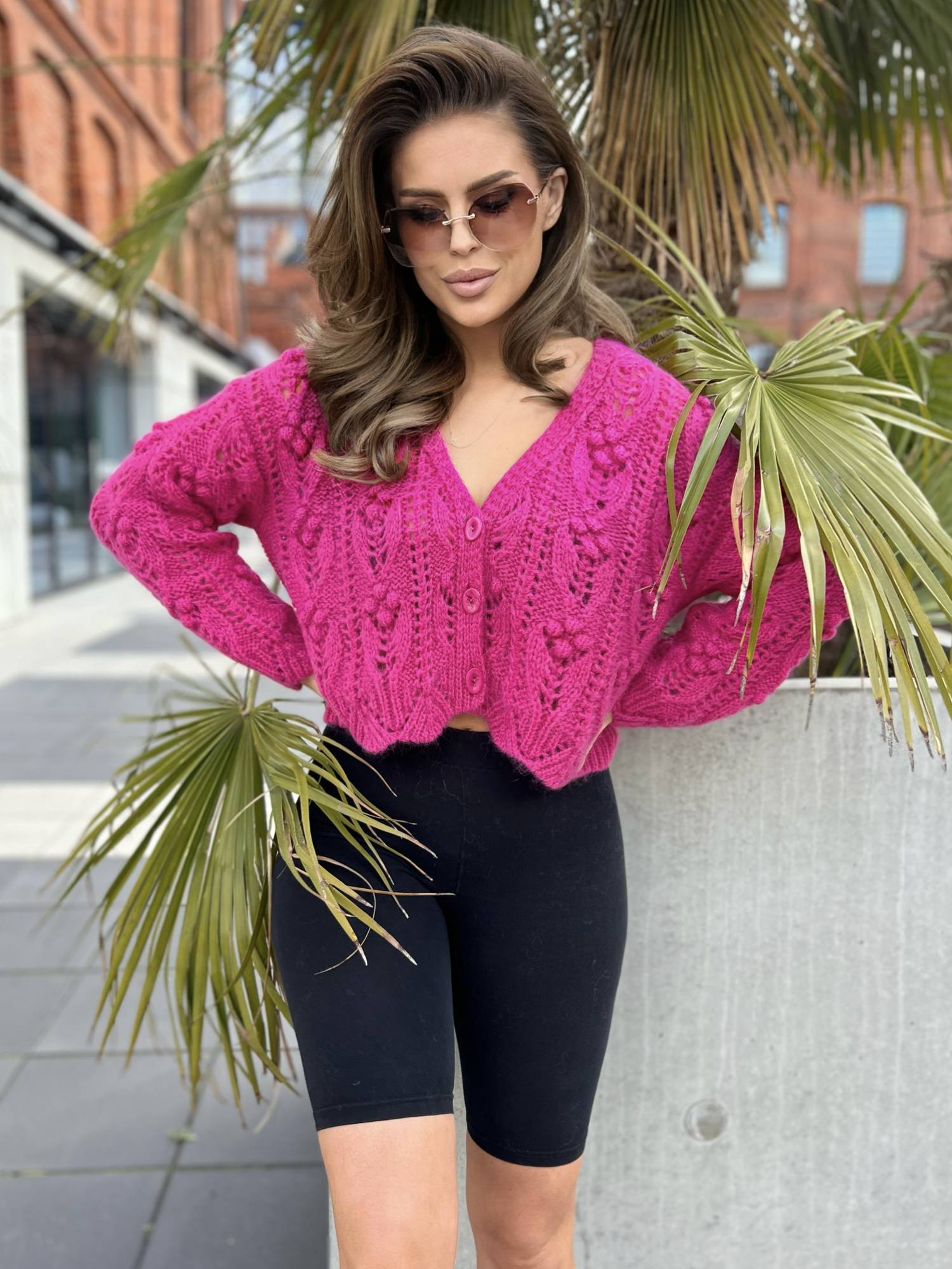 Sweater amaranth By o la la cxp1274.amaranth