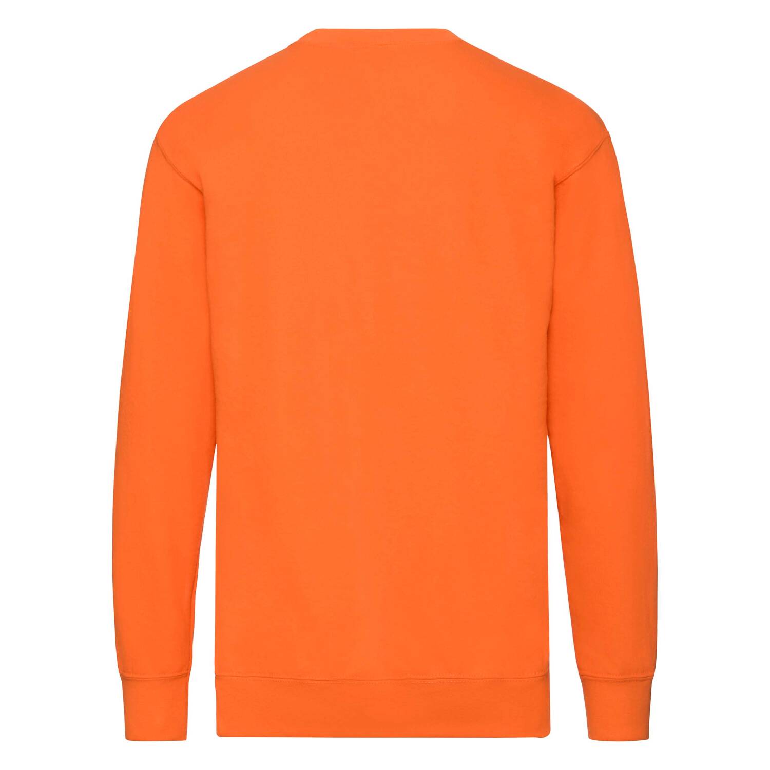 Orange Men&#039;s Sweatshirt Lightweight Set-in-Sweat Sweat Fruit of the Loom