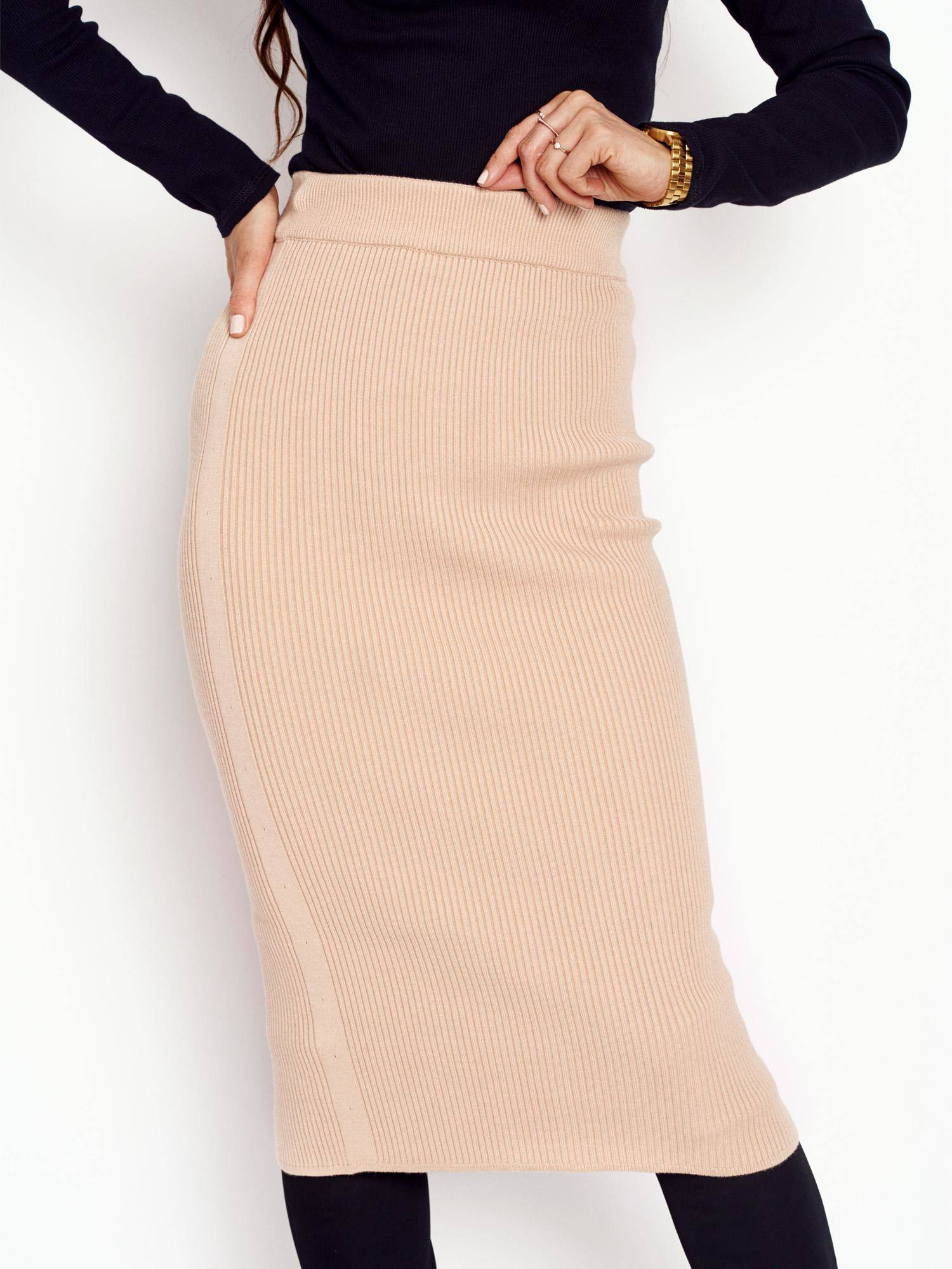 Beige skirt Cocomore cmgB087.R40