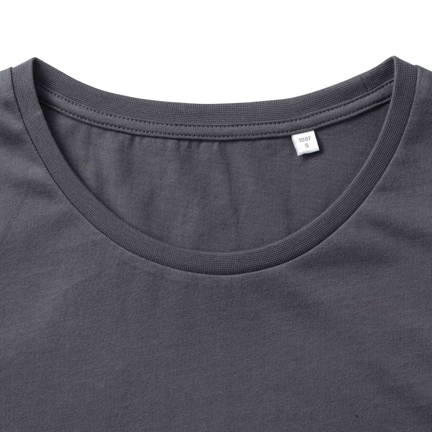 Dark grey women's t-shirt Pure Organic Russell