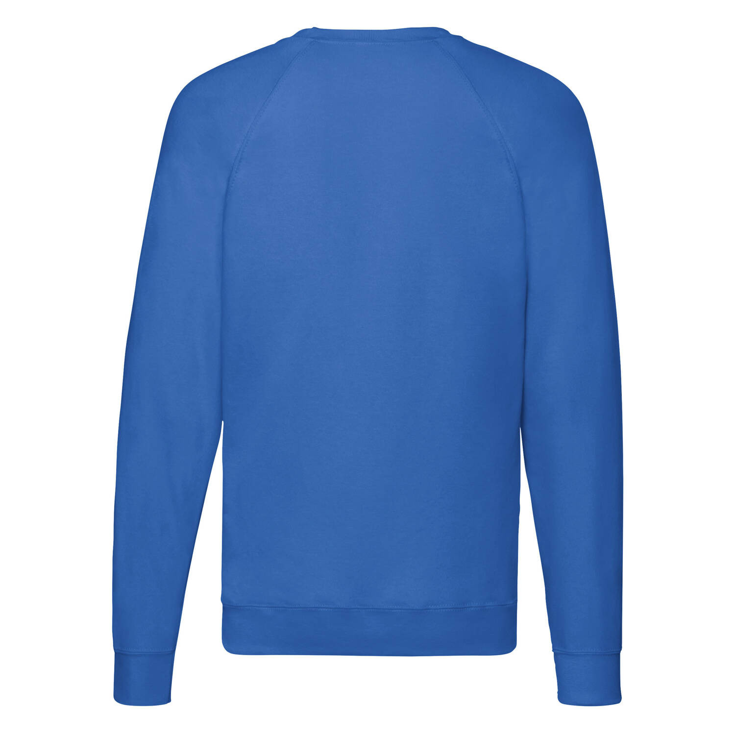Blue Men's Sweatshirt Lightweight Raglan Sweat Fruit of the Loom
