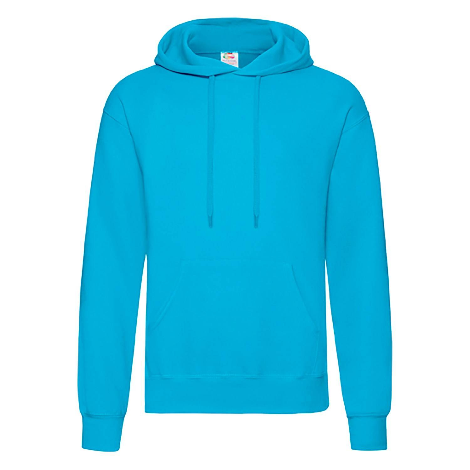 Blue Men's Hooded Sweat Fruit of the Loom