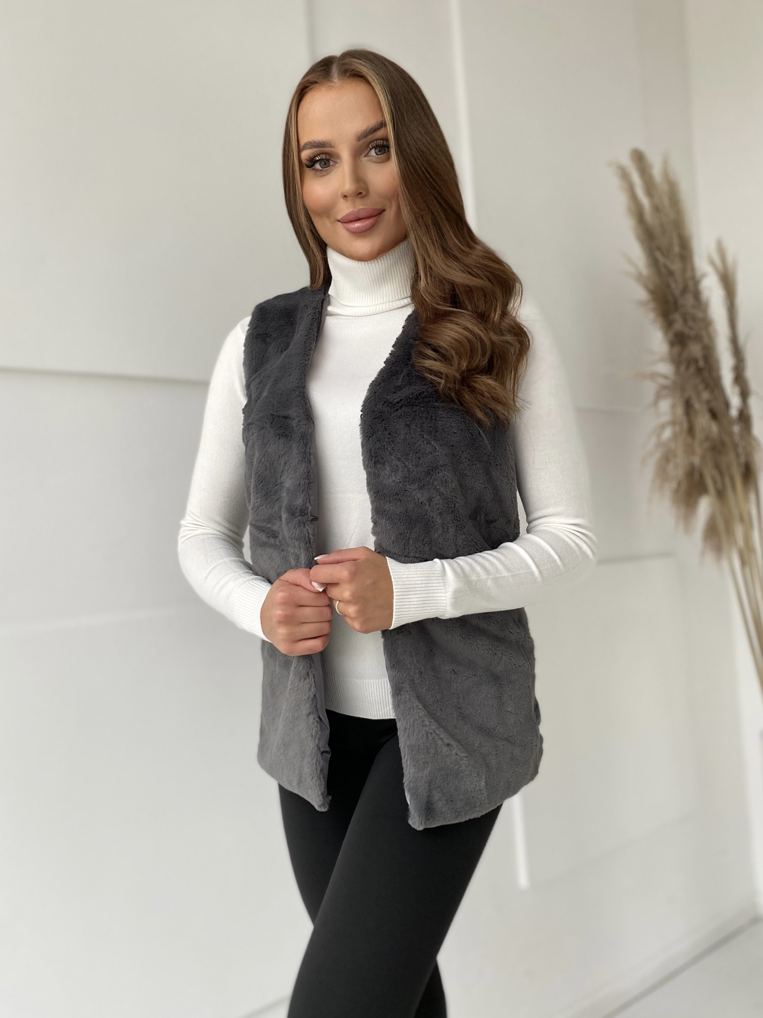 Vestă antracit Yups LP-018. R18