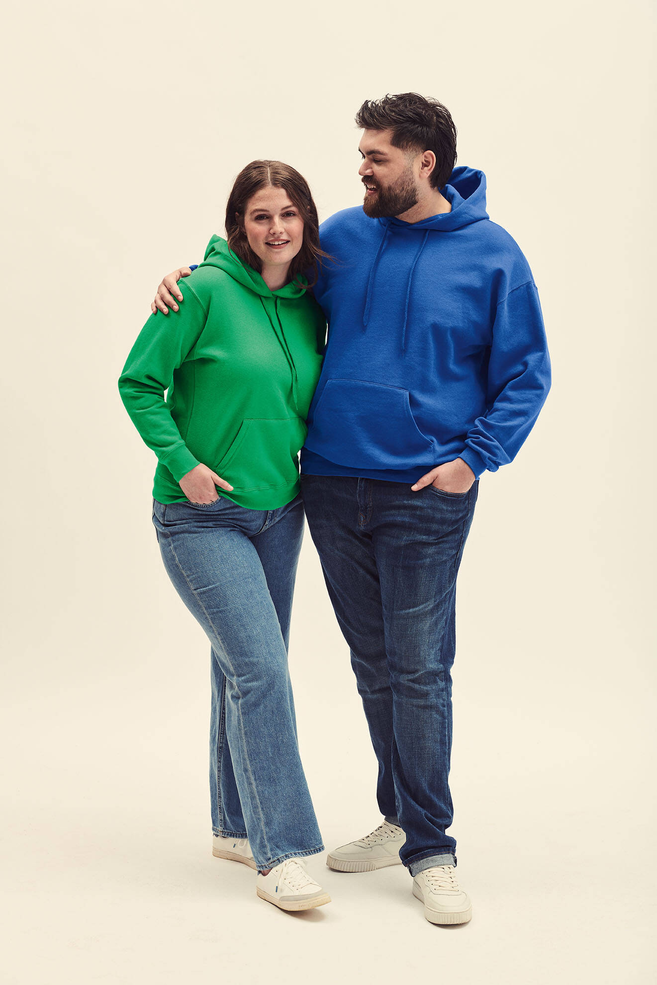 Zielona bluza z kapturem Hooded Sweat Fruit of the Loom