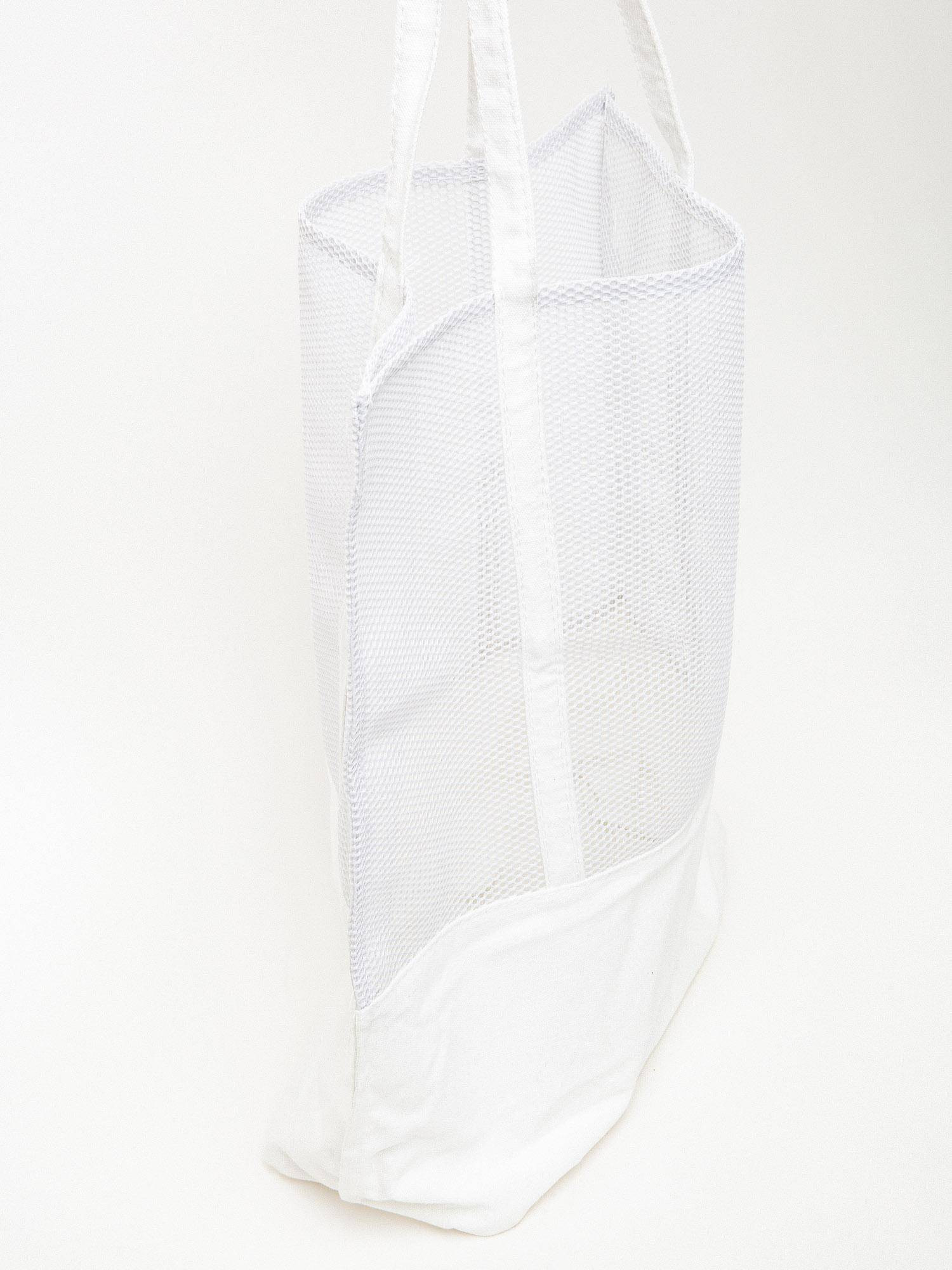 Openwork bag white