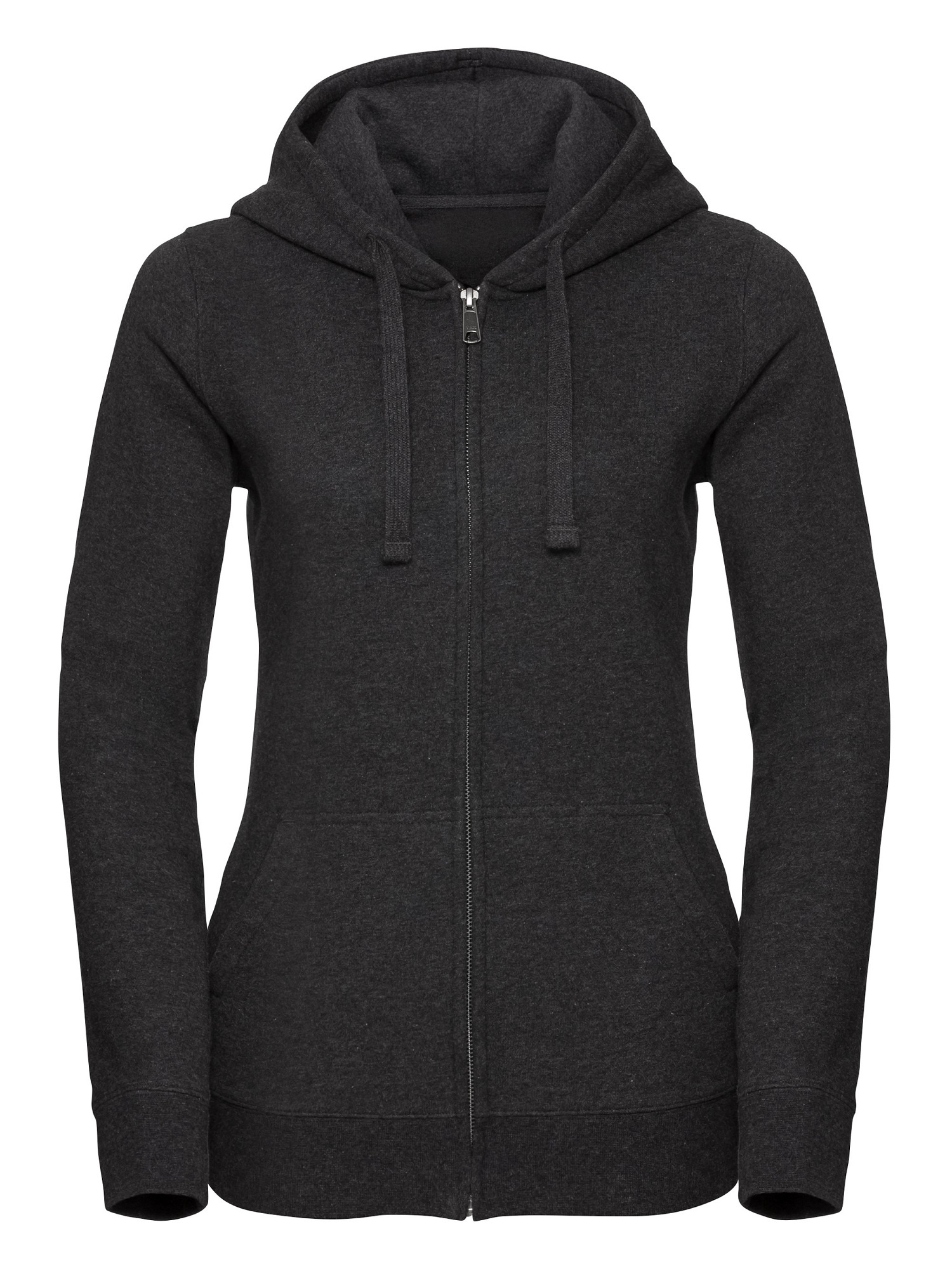 Women's Authentic Melange Zipped Hooded Sweat Russell