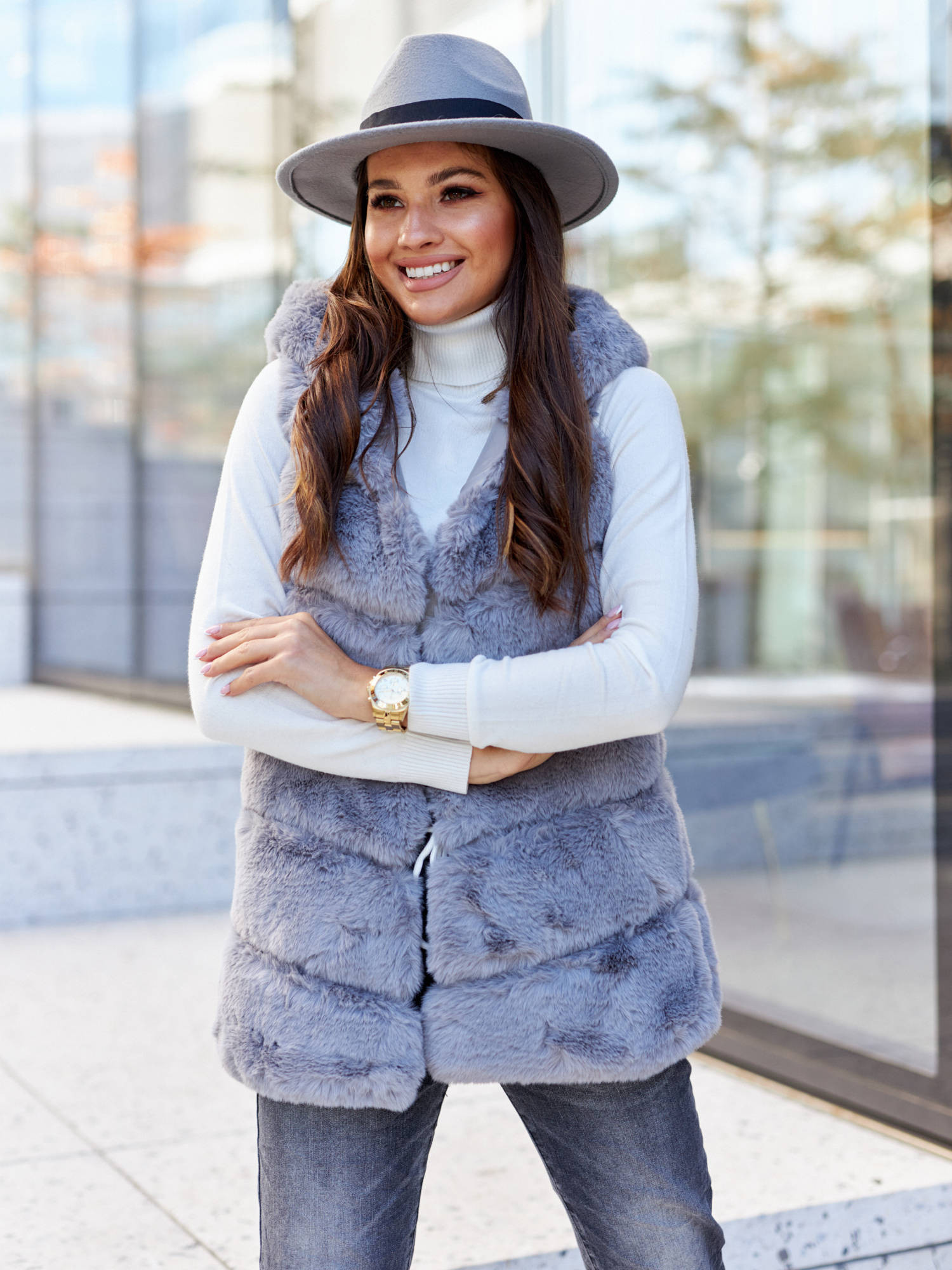 Vest gri și Bella 2116.S48