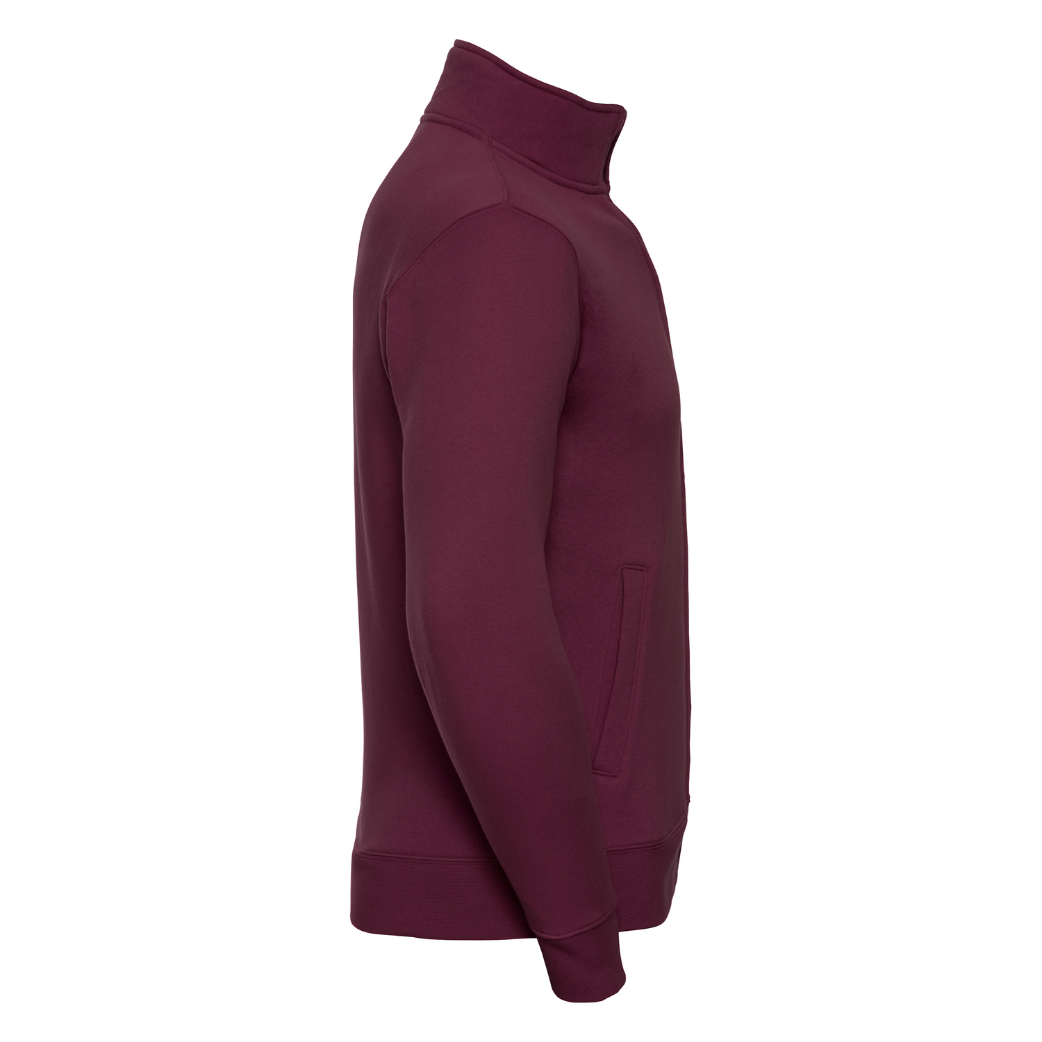 Men's Zip Up Sweatshirt - Authentic R267M 80% Plain Ring-Spun Cotton 20% Polyester (Three-Layer Fabric) 280g