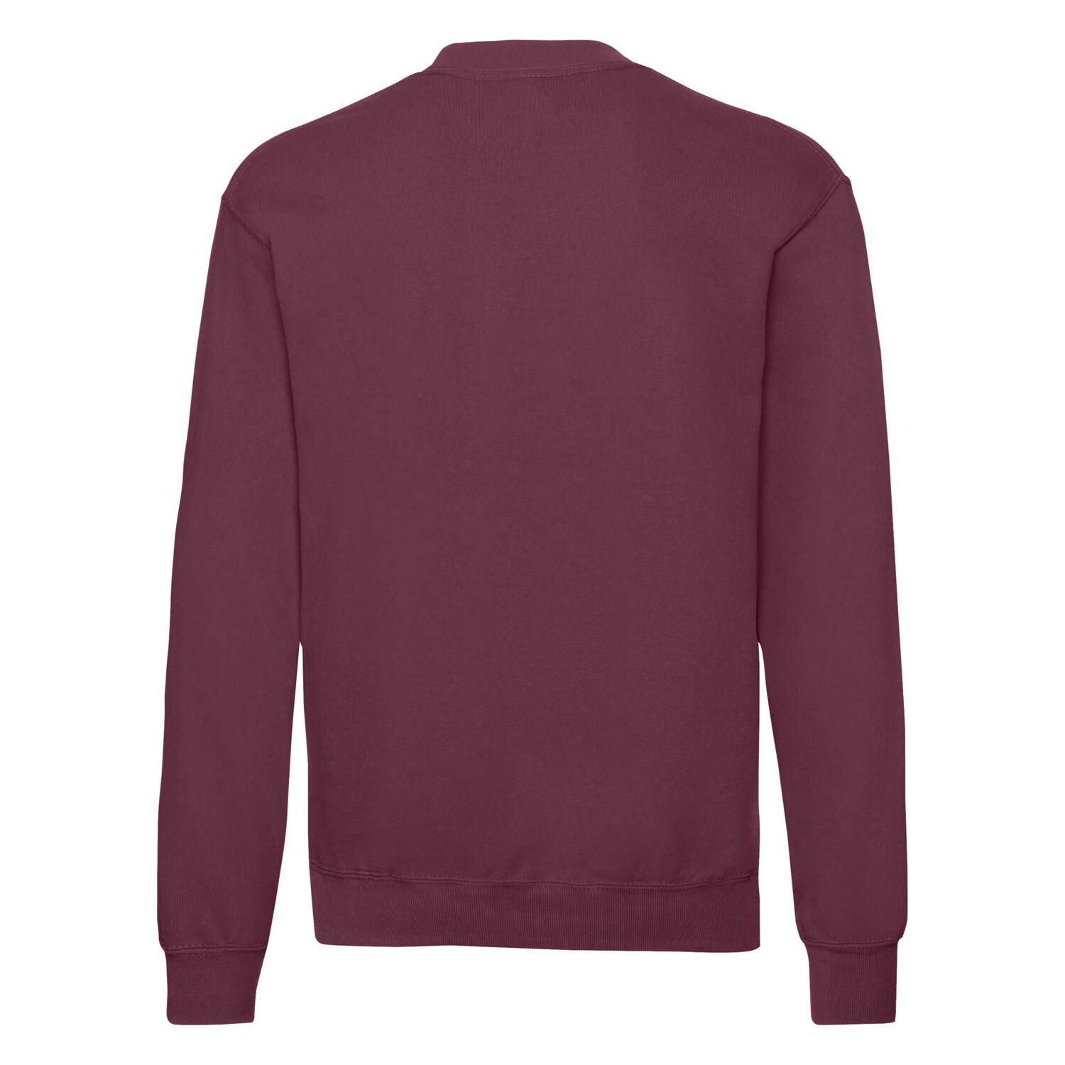 Burgundy Men&#039;s Sweatshirt Set-in Sweat Fruit of the Loom
