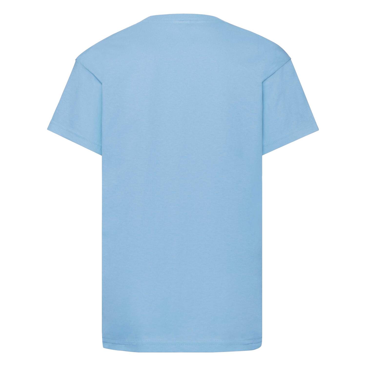 Blue T-shirt for Children Original Fruit of the Loom
