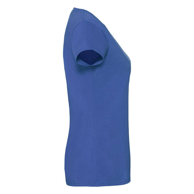 Iconic 195 Ringspun Premium Premium Fruit of the Loom Blue T-shirt
