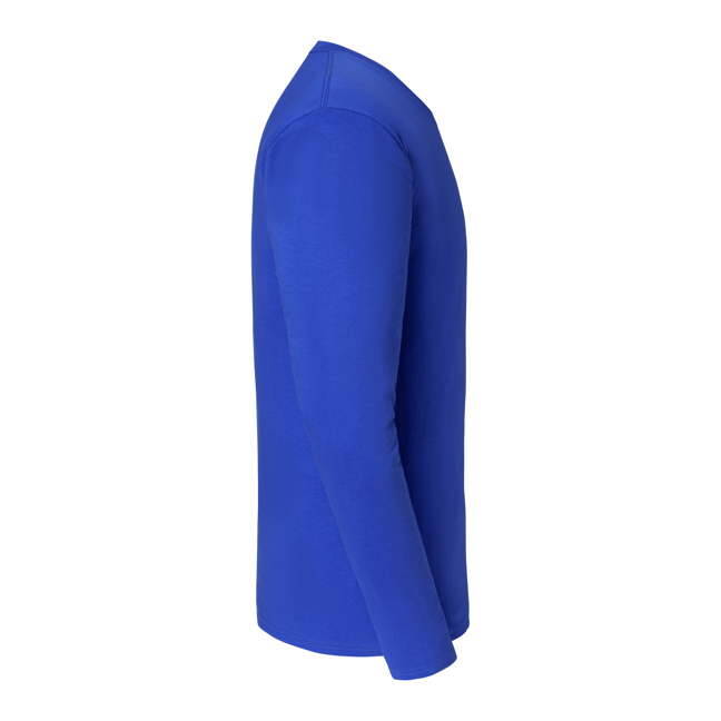 Blue Men's T-shirt Iconic 195 Ringspun Premium Fruit of the Loom