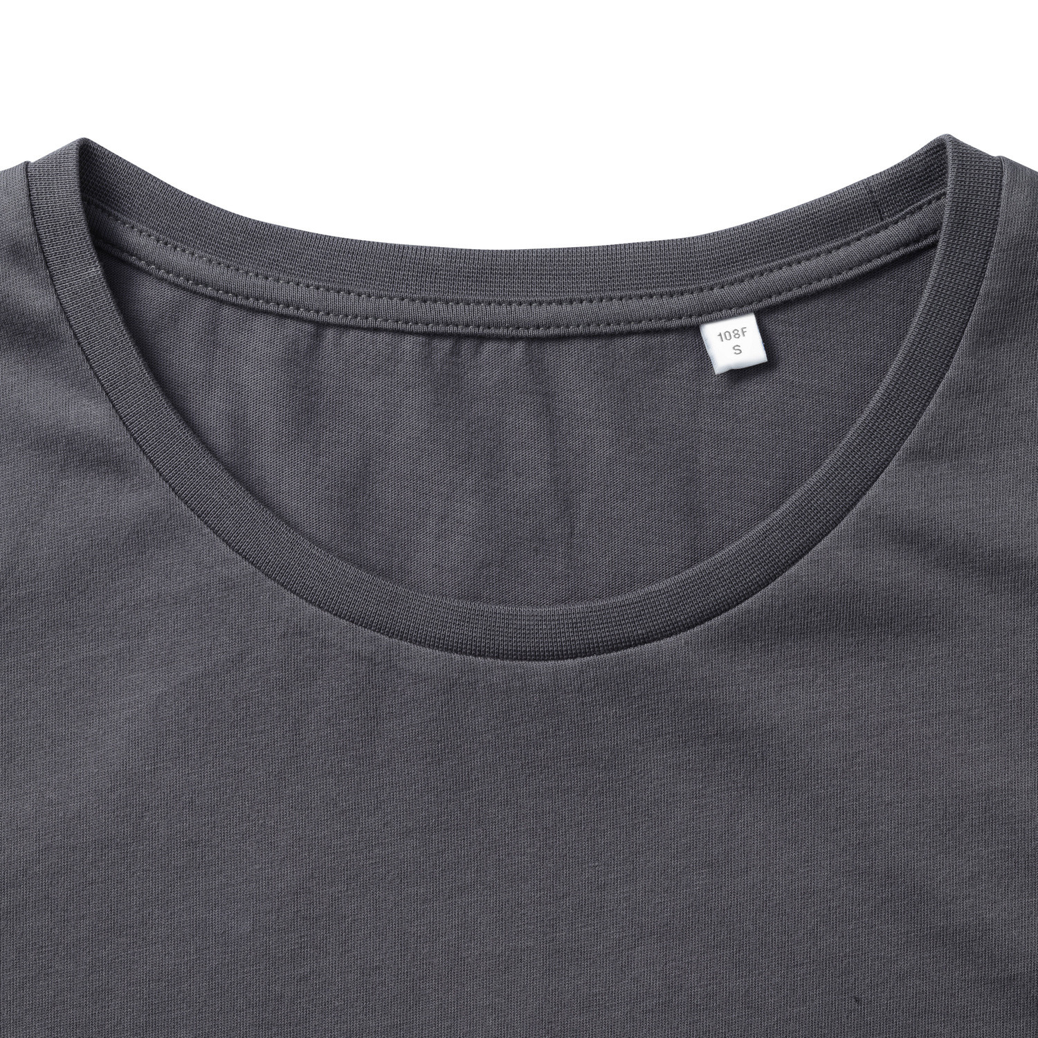 Dark grey women's t-shirt Pure Organic Russell