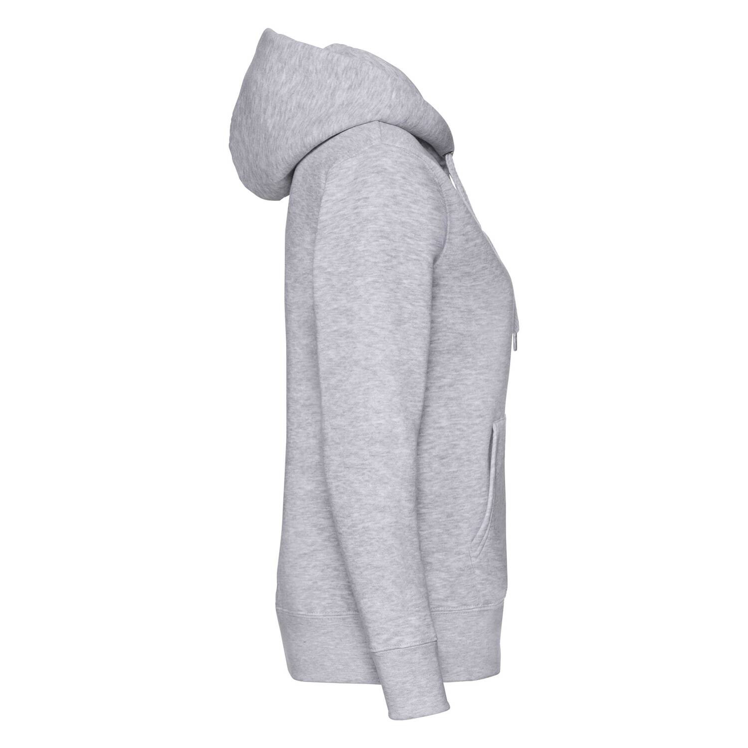 Gray hoodie zipped Fruit Of The Loom