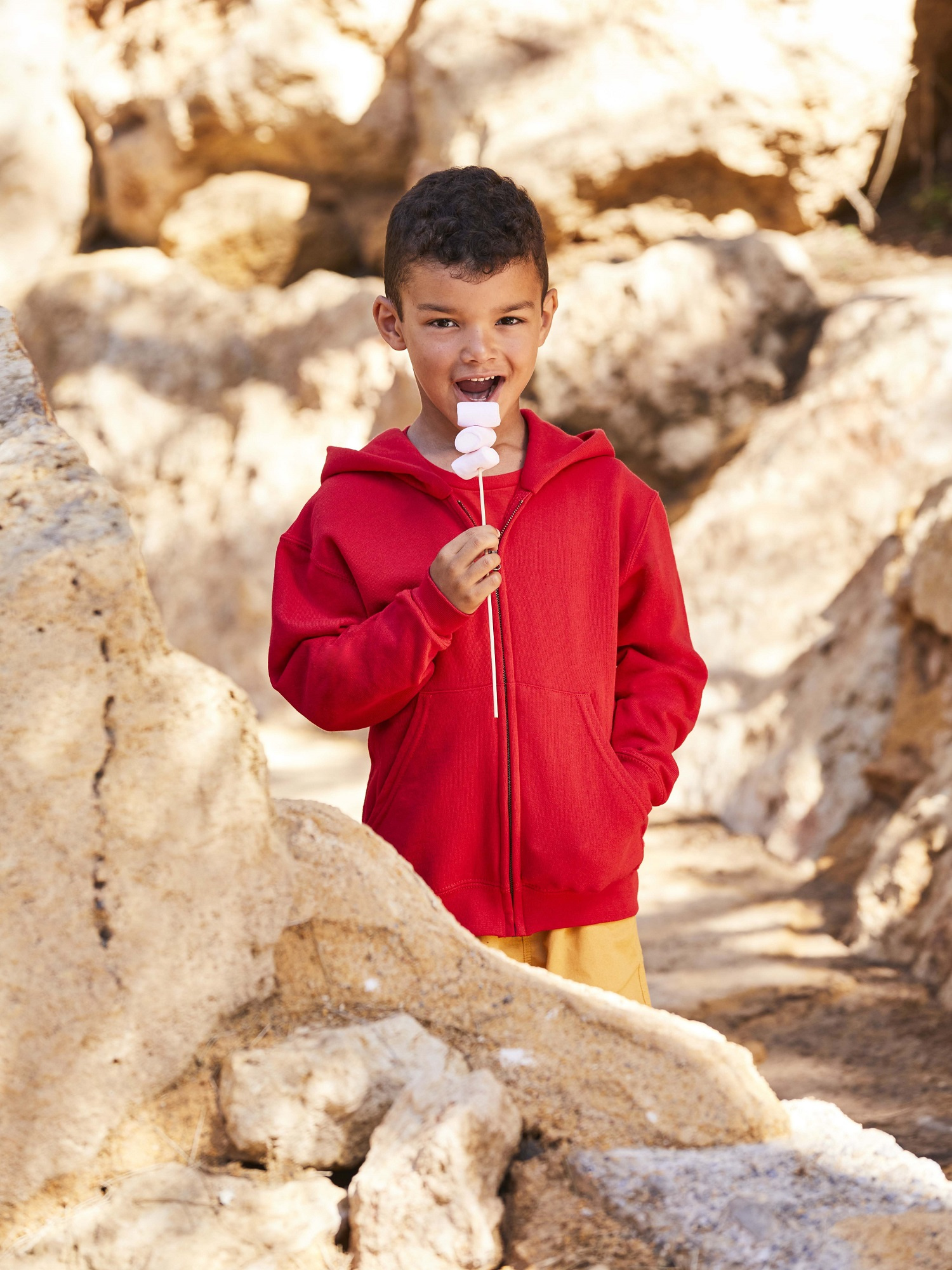 Red Classic sweatshirt Fruit of the Loom