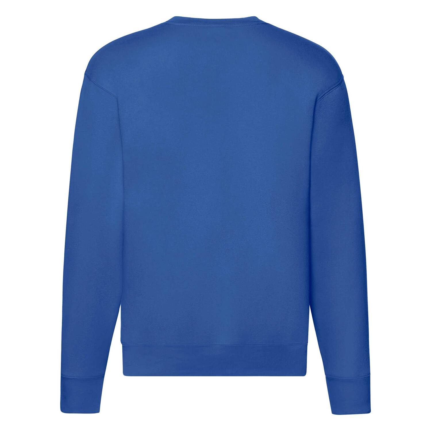 Men&#039;s Blue Sweatshirt Set-in Sweat Fruit of the Loom