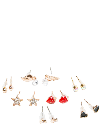 Gold earrings Yups dbi0447. R00