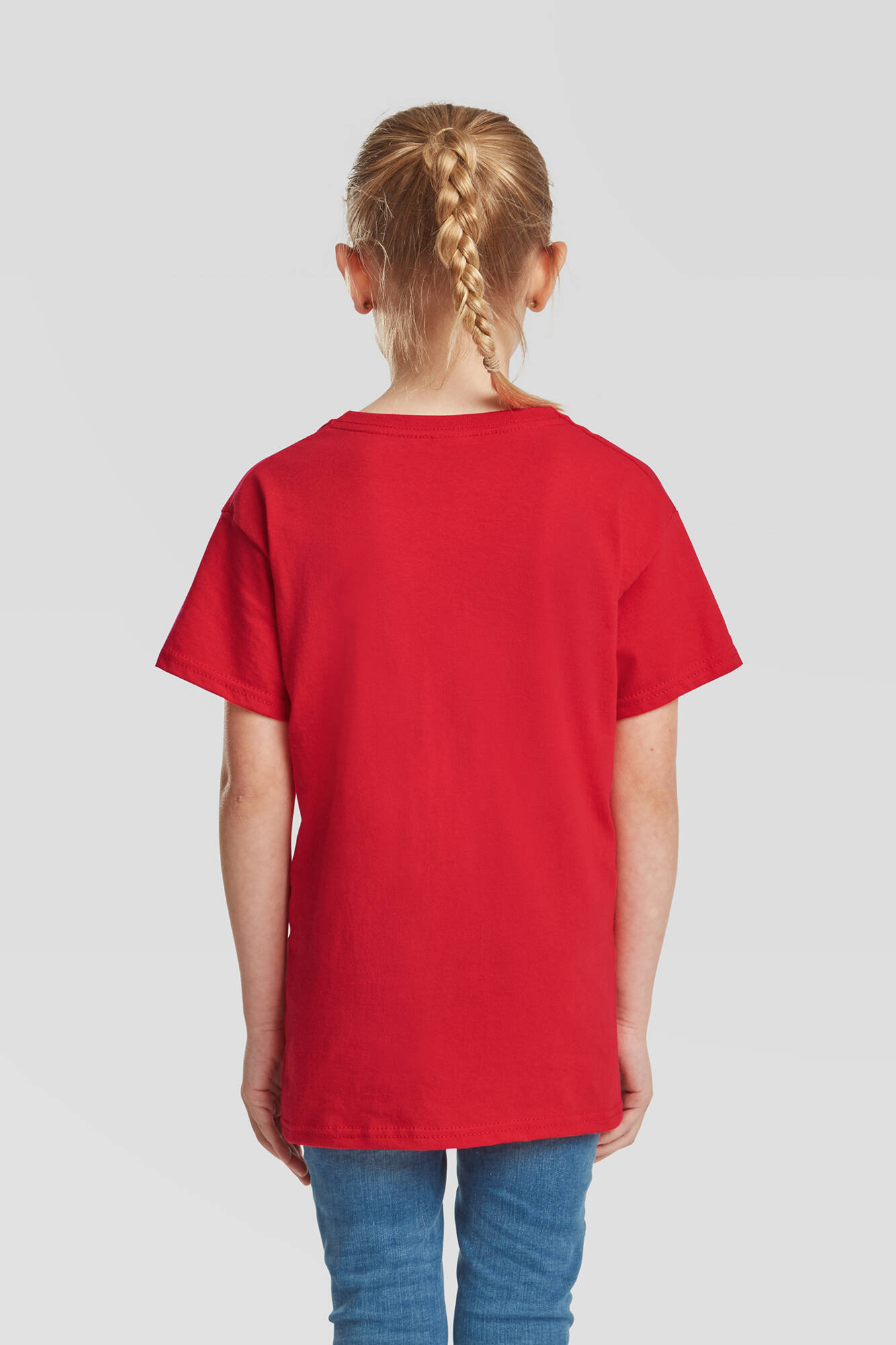Red T-shirt for Kids Original Fruit of the Loom