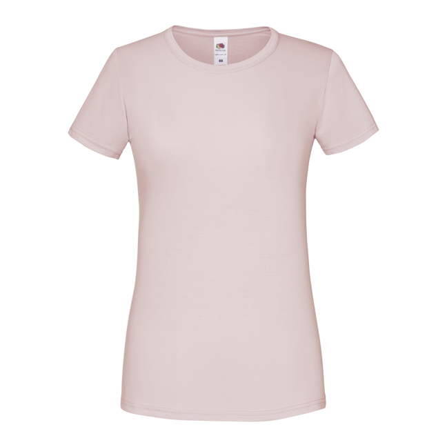 Icon Women's Powder T-shirt in combed cotton Fruit of the Loom