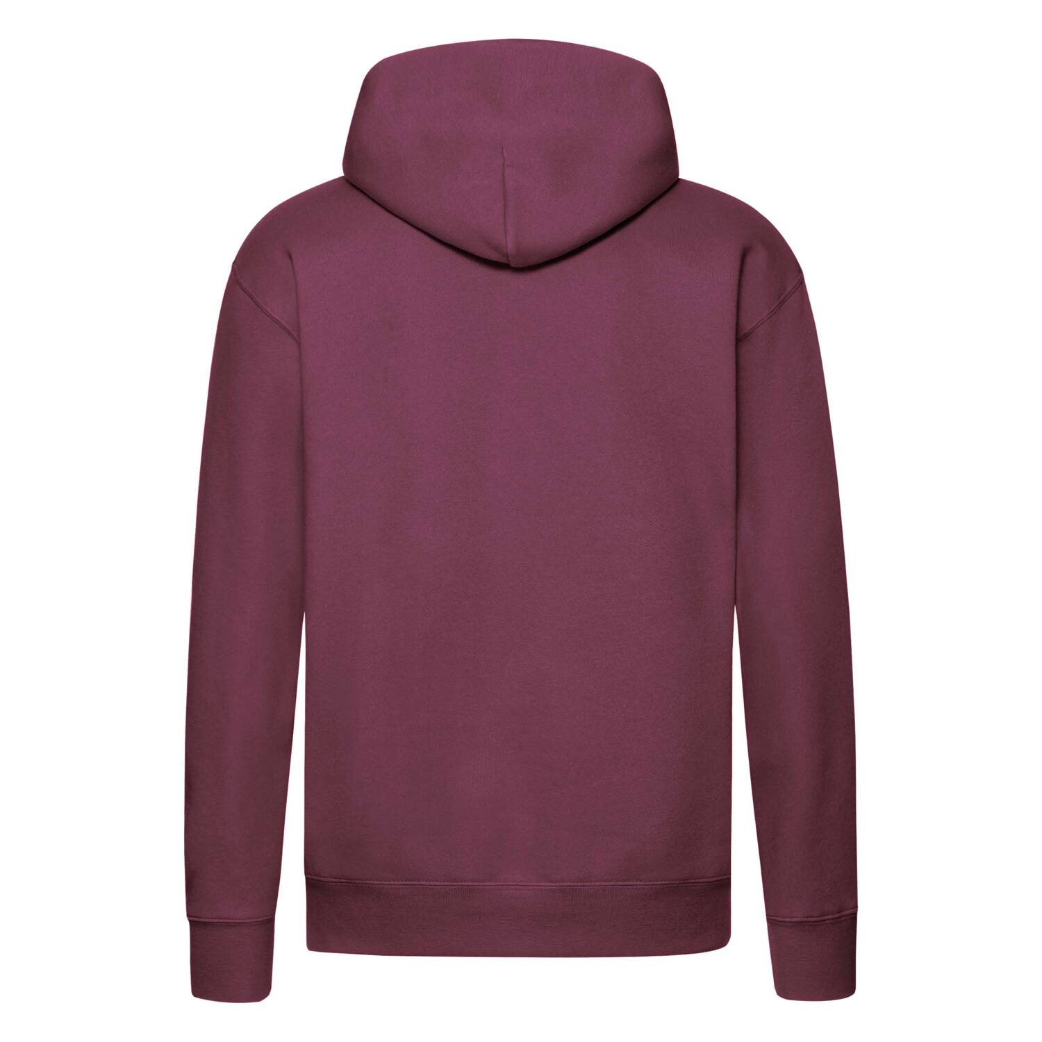 Burgundy Men's Hooded Sweat Fruit of the Loom