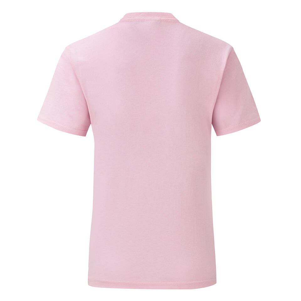 Pink Girls' T-shirt Iconic Fruit of the Loom