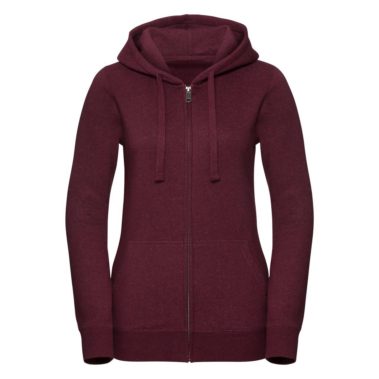 Women's Authentic Melange Zipped Hooded Sweat Russell