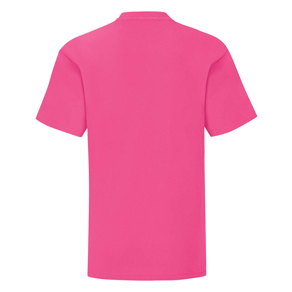 Pink children's t-shirt in combed cotton Fruit of the Loom