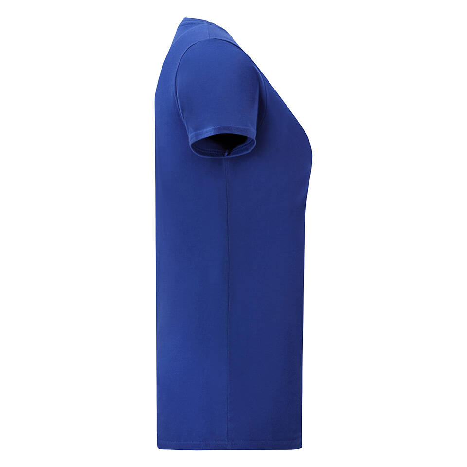 Blue Iconic women's t-shirt in combed cotton Fruit of the Loom