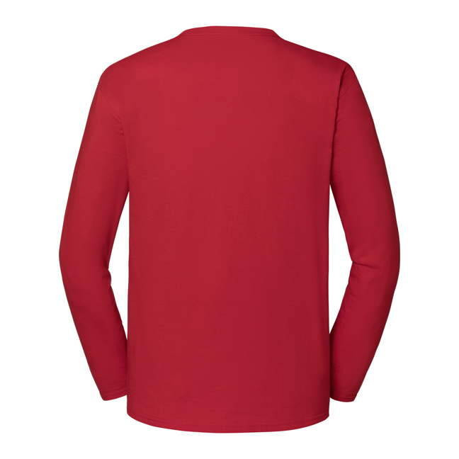 Iconic 195 Ringspun Premium Fruit of the Loom Men's Red T-shirt