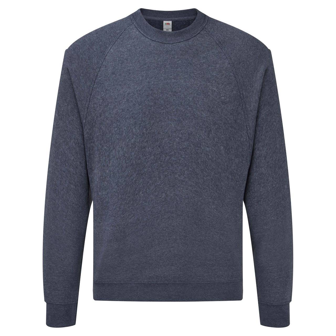 Granatowa Bluza Męska Raglan Sweat Fruit Of The Loom