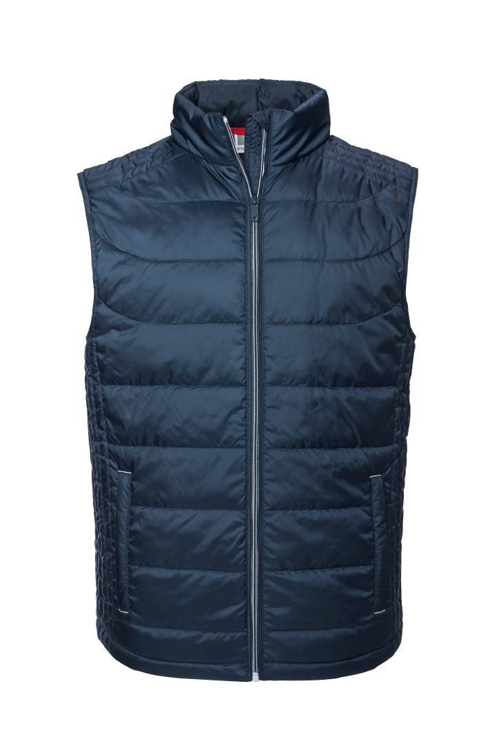 Navy blue men&#039;s vest Nano Bodywarmer Russell
