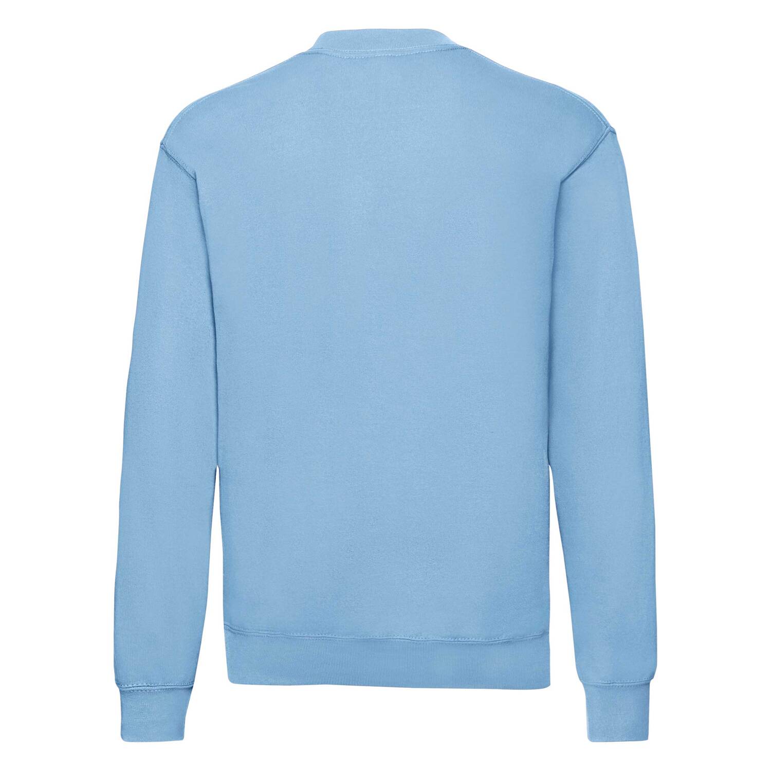 Men&#039;s Blue Sweatshirt Set-in Sweat Fruit of the Loom