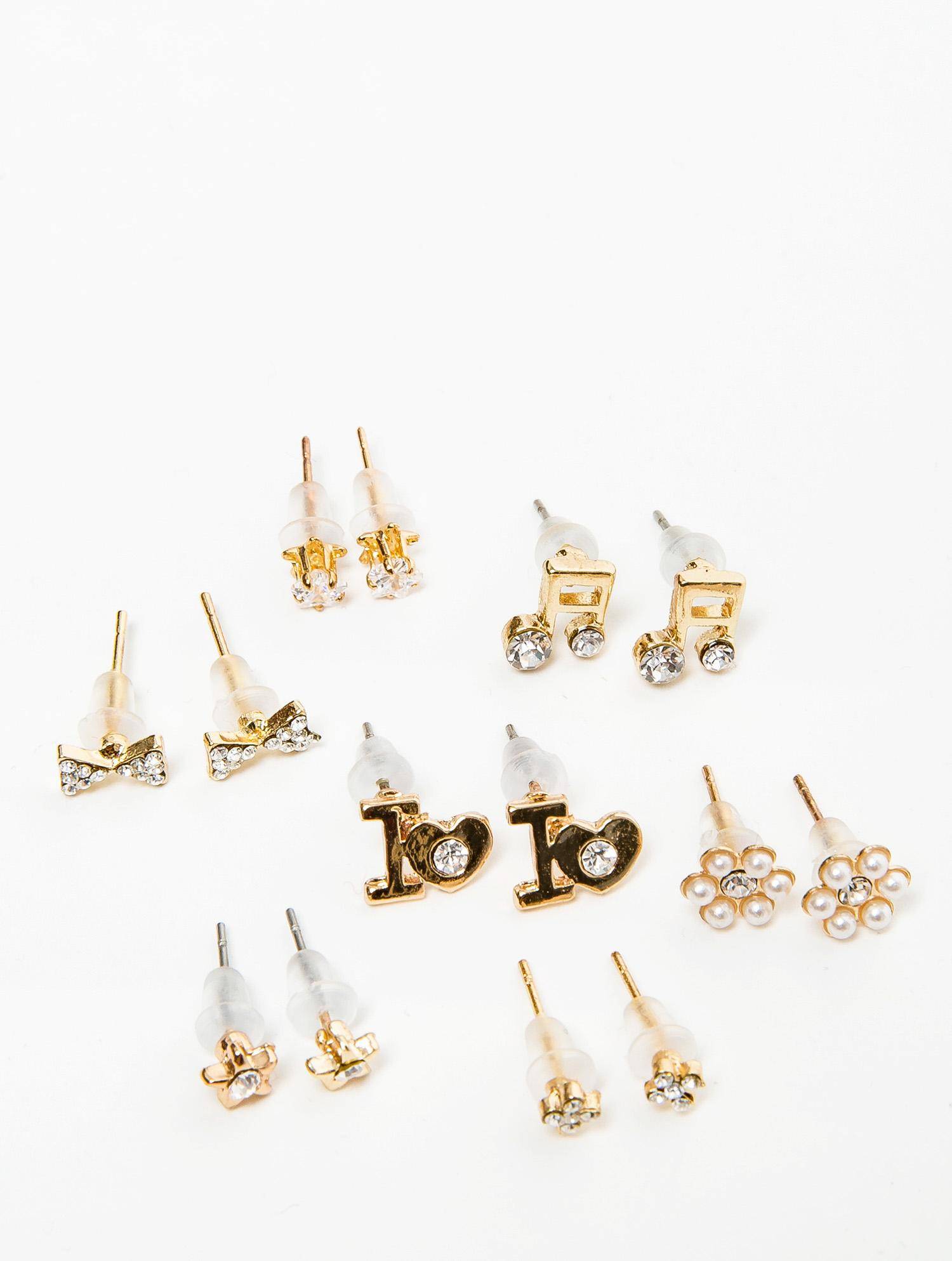 Levně Gold earrings Yups dbi0448. R06
