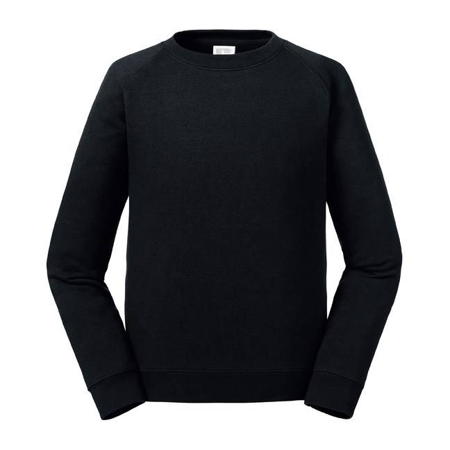 Levně Black children's sweatshirt Raglan - Authentic Russell