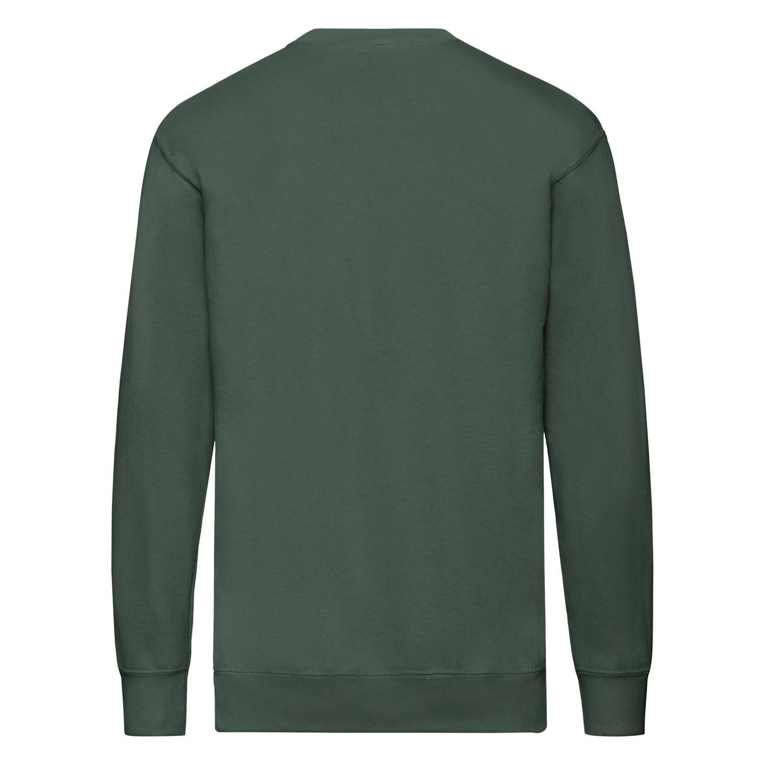 Green Men's Sweatshirt Lightweight Set-in-Sweat Sweat Fruit of the Loom