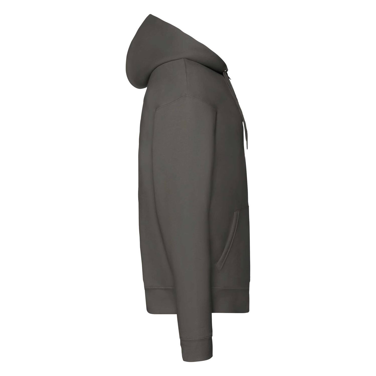 Grey Men&#039;s Hoodie Premium Fruit of the Loom