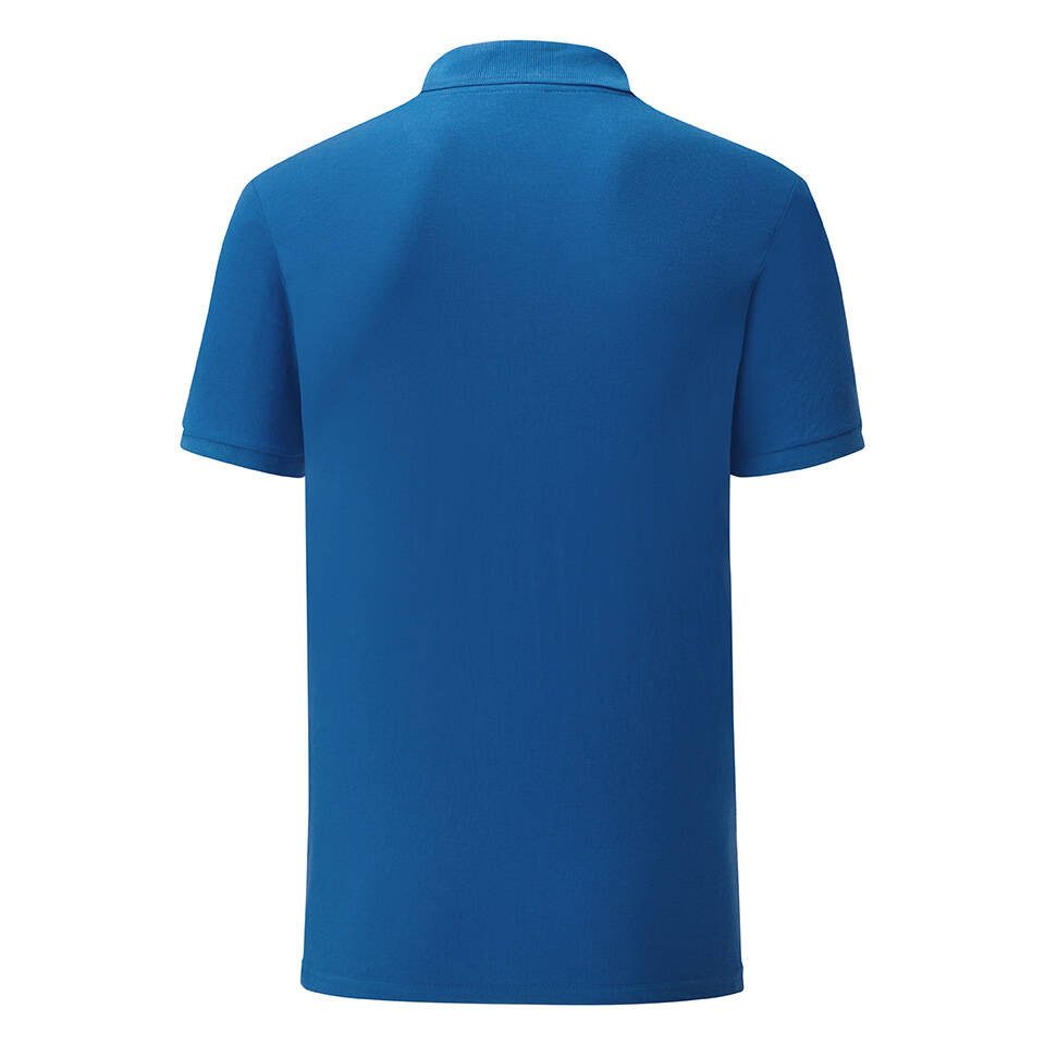 Niebieska koszulka męska polo Tailored Fit Friut of the Loom