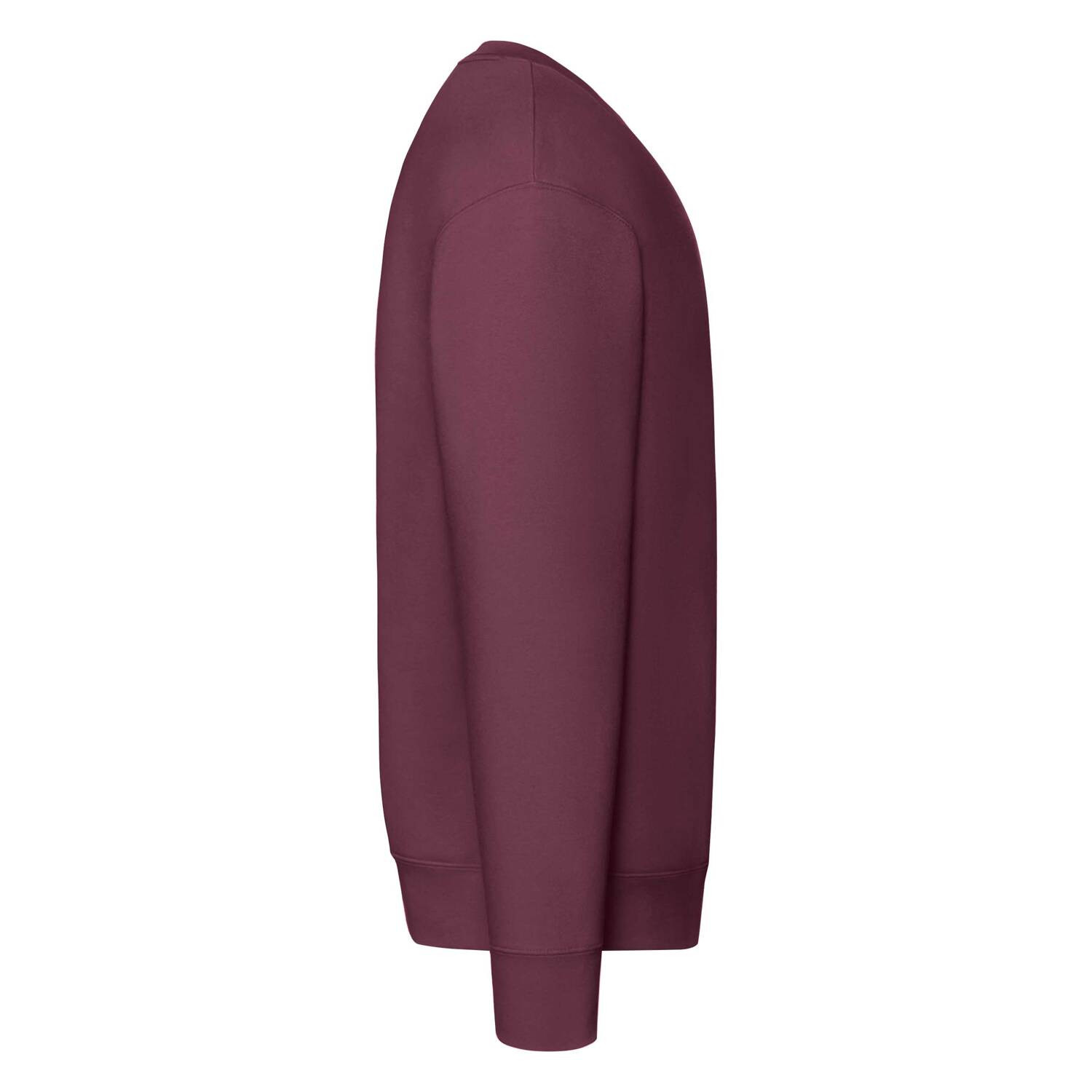 Burgundy Men&#039;s Sweatshirt Set-in Sweat Fruit of the Loom