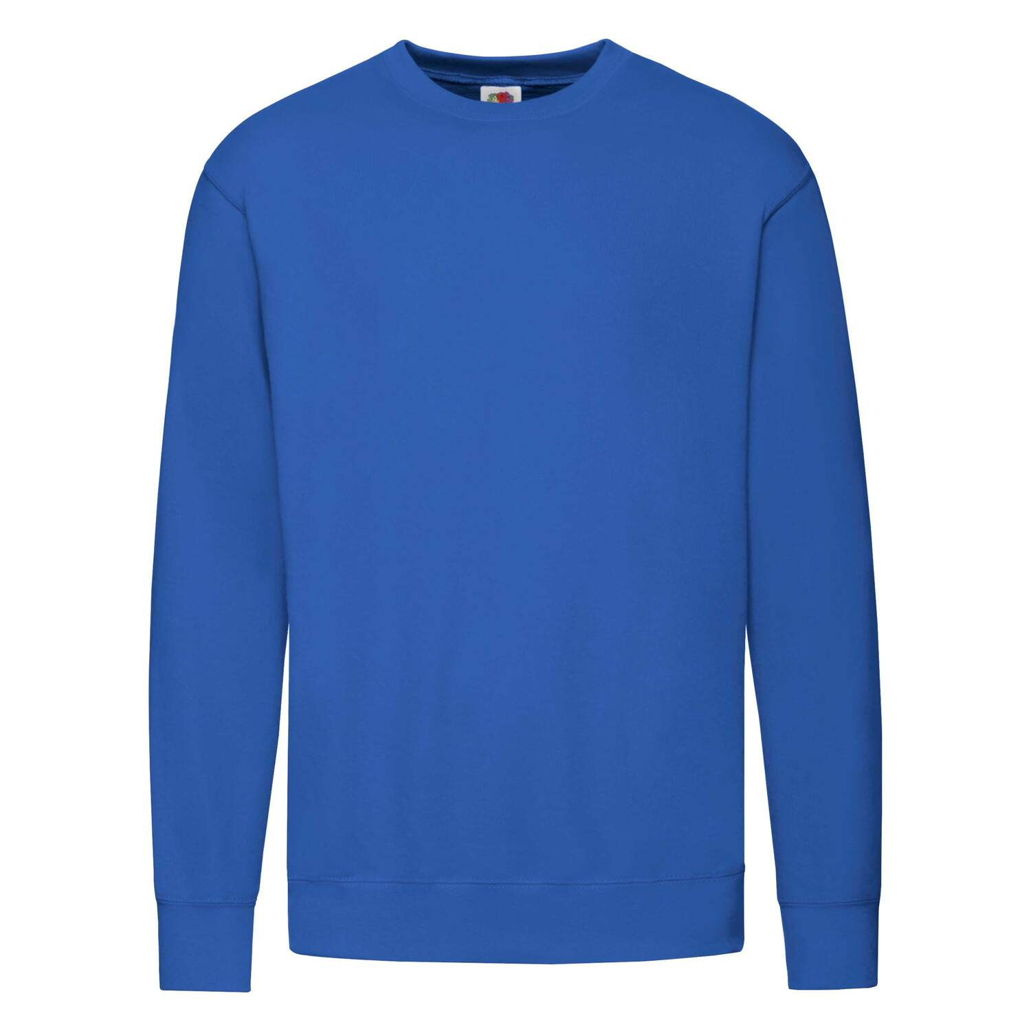 Blue Men's Sweatshirt Lightweight Set-in-Sweat Sweat Fruit of the Loom