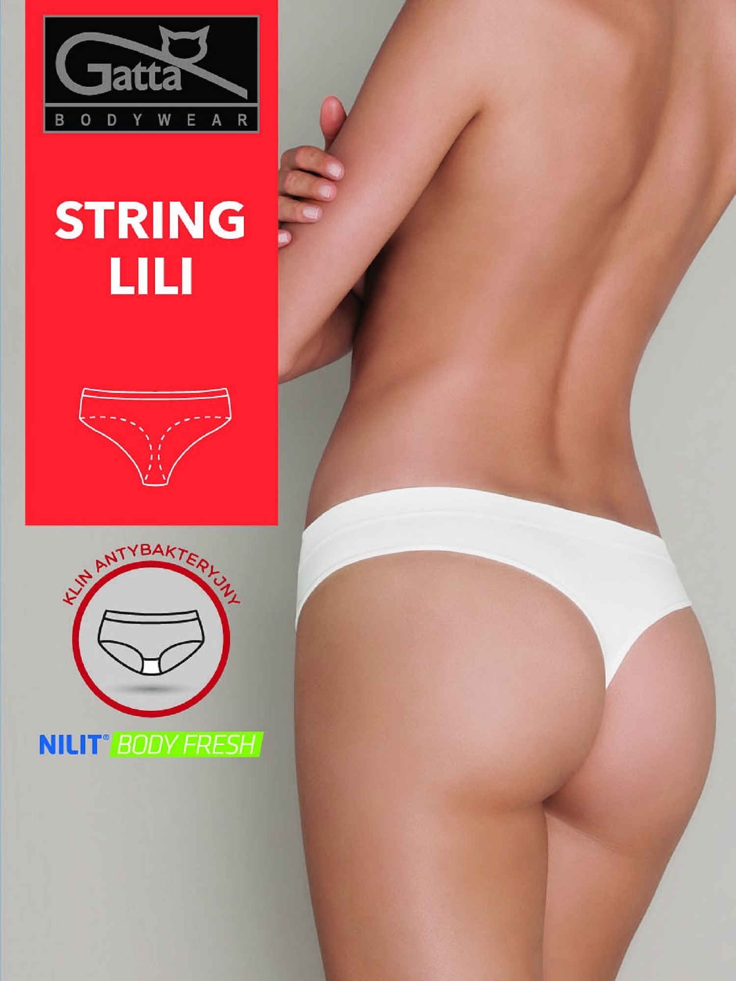 Thong Gatta 41648 Lili S-XL White 05