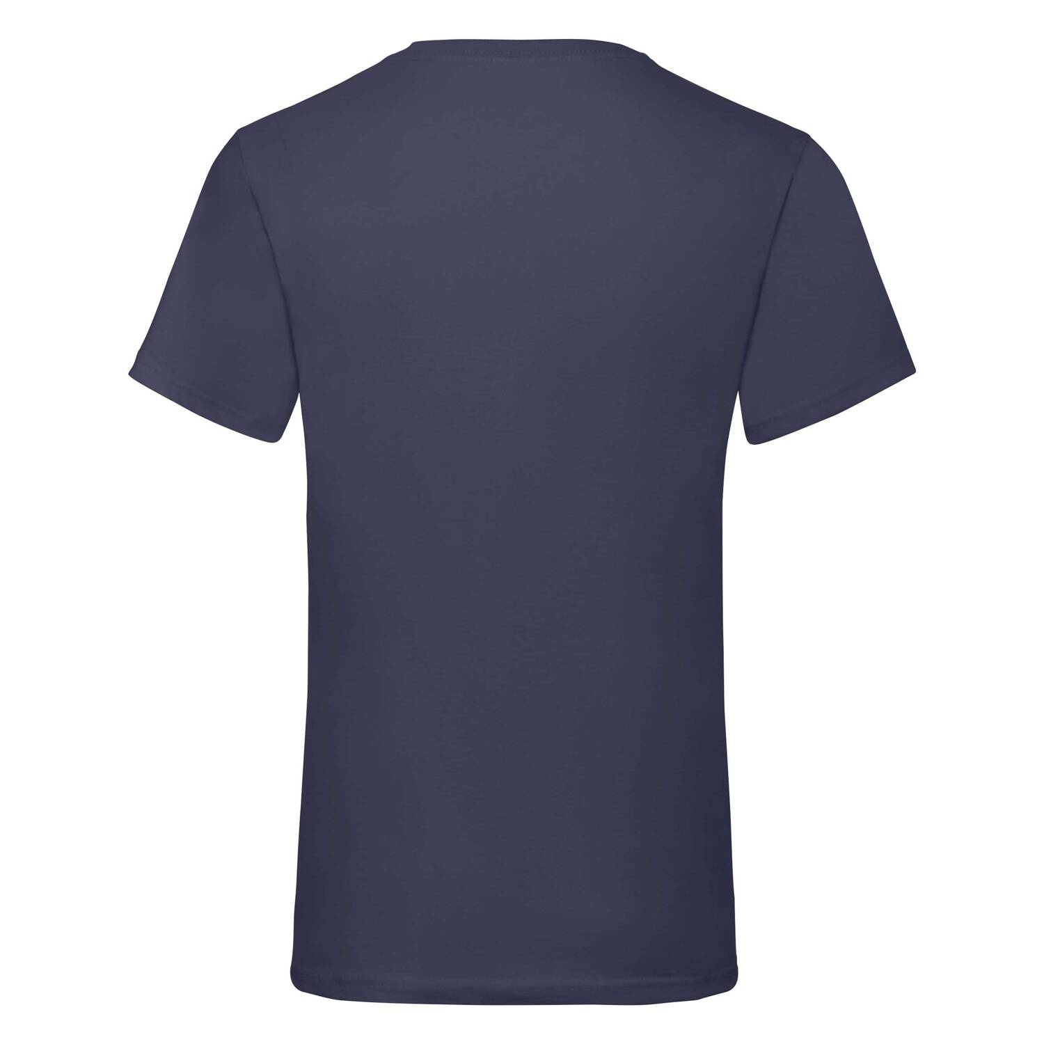 Granatowa koszulka męska Valueweight V-Neck Fruit of the Loom