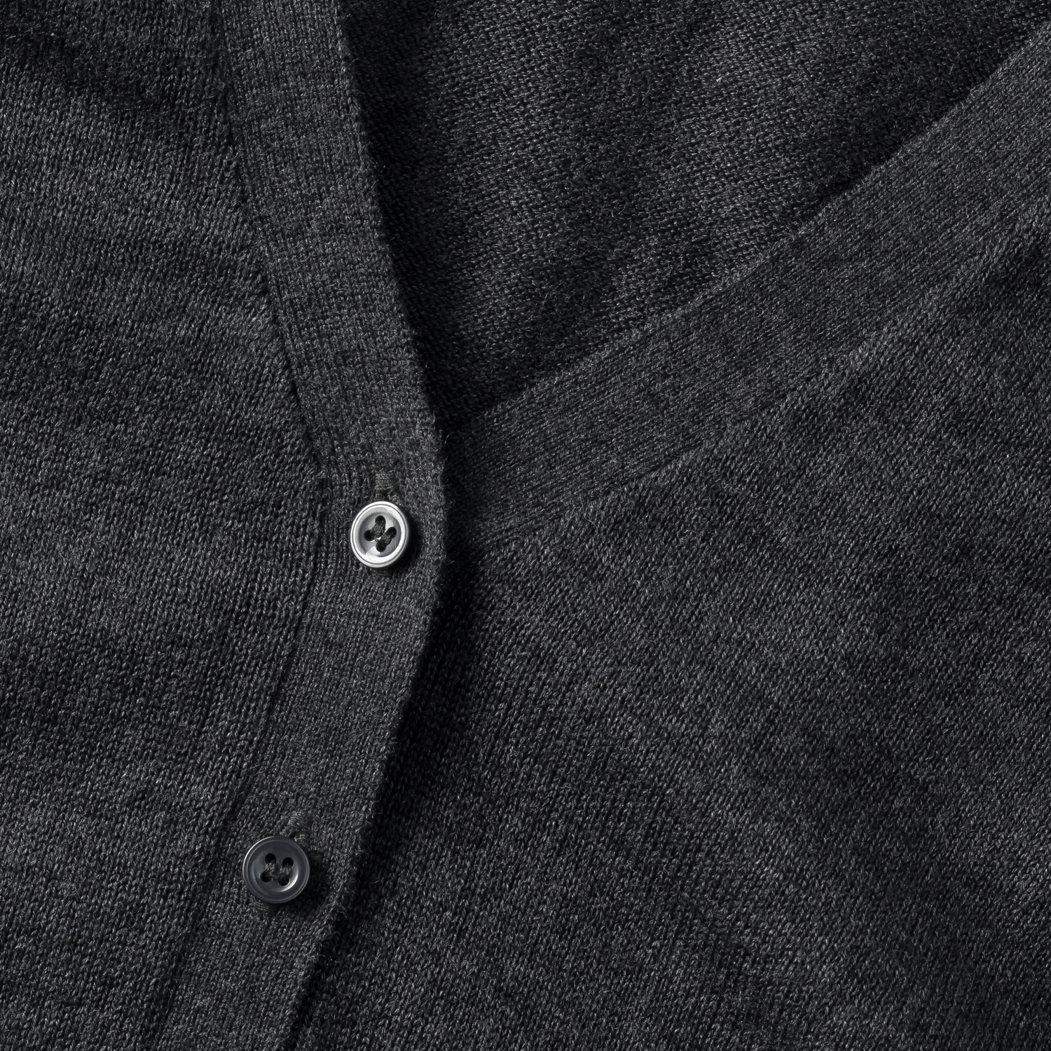 Anthracite women's pointed cardigan Russell