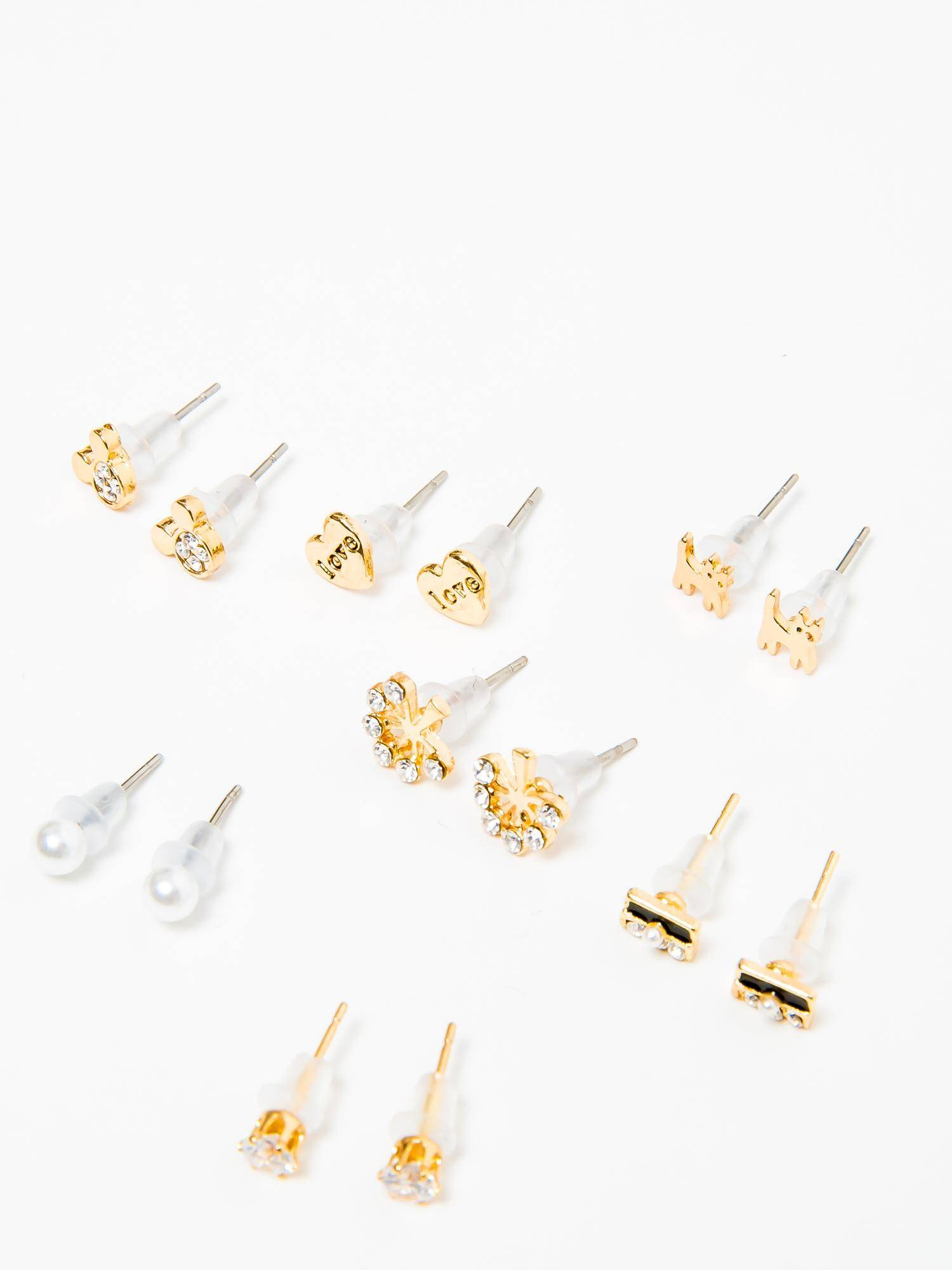 Gold earrings Yups dbi0440. R06