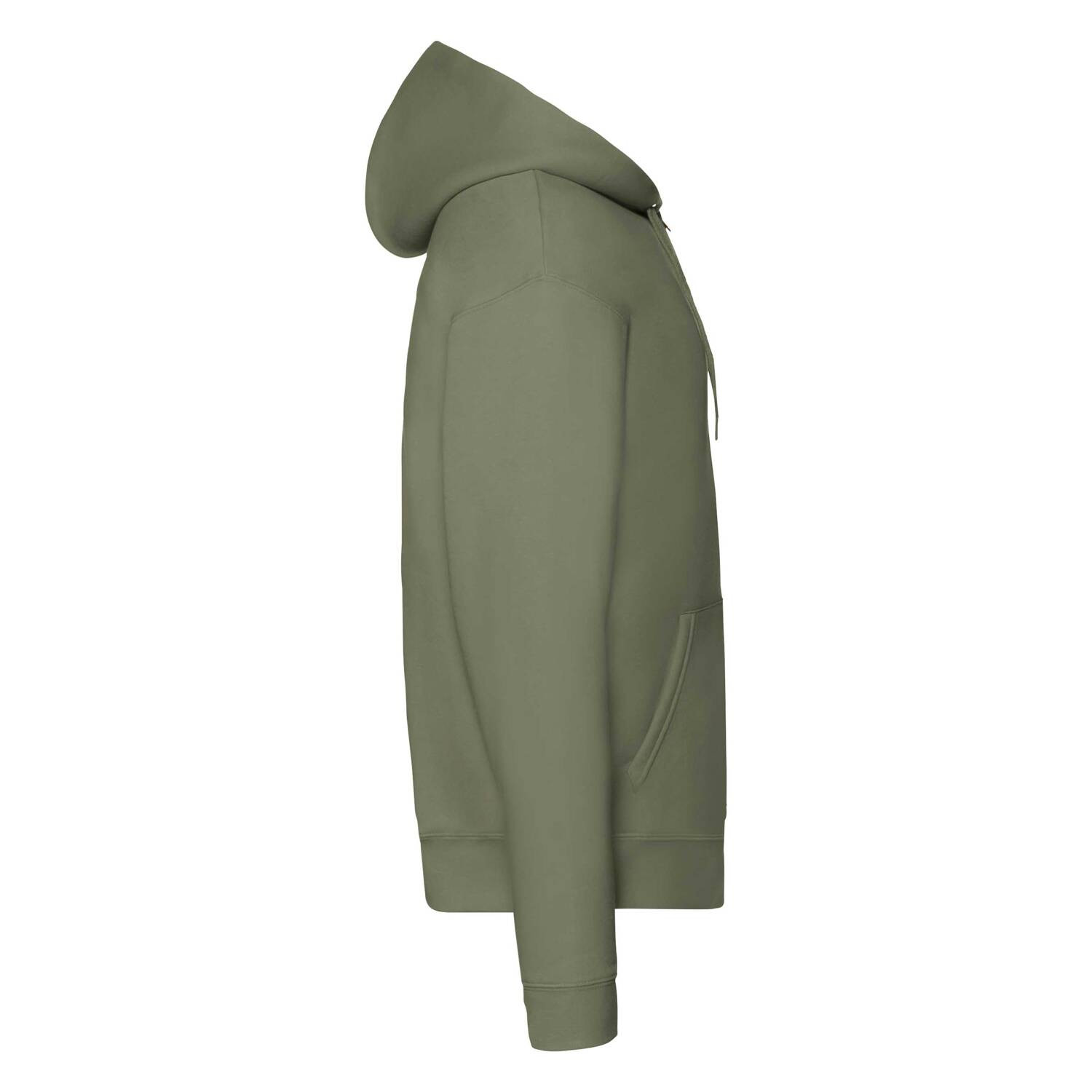 Olive Men&#039;s Hoodie Premium Fruit of the Loom