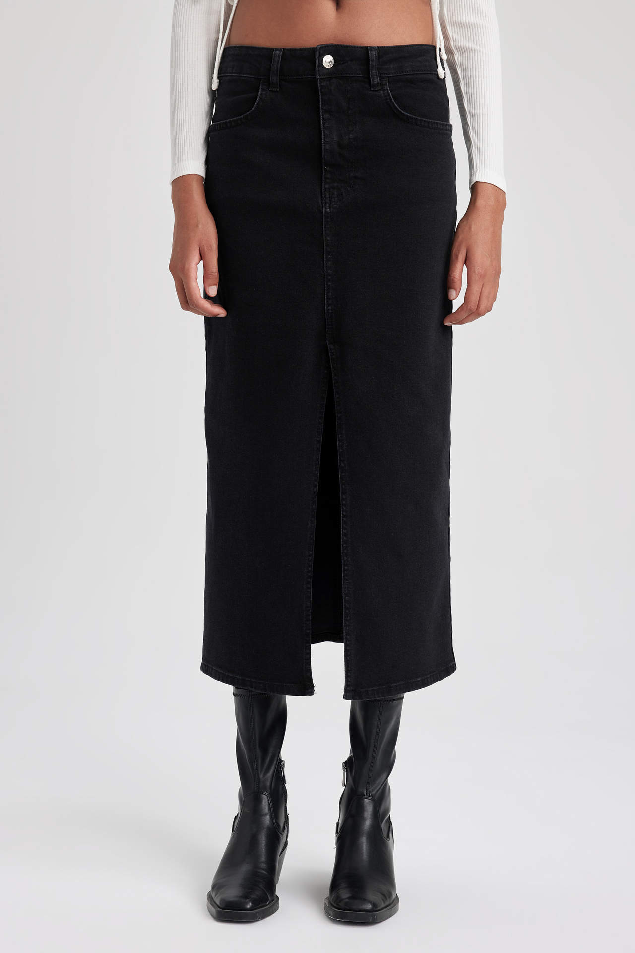 DEFACTO Long Fit Ankle Length Skirt