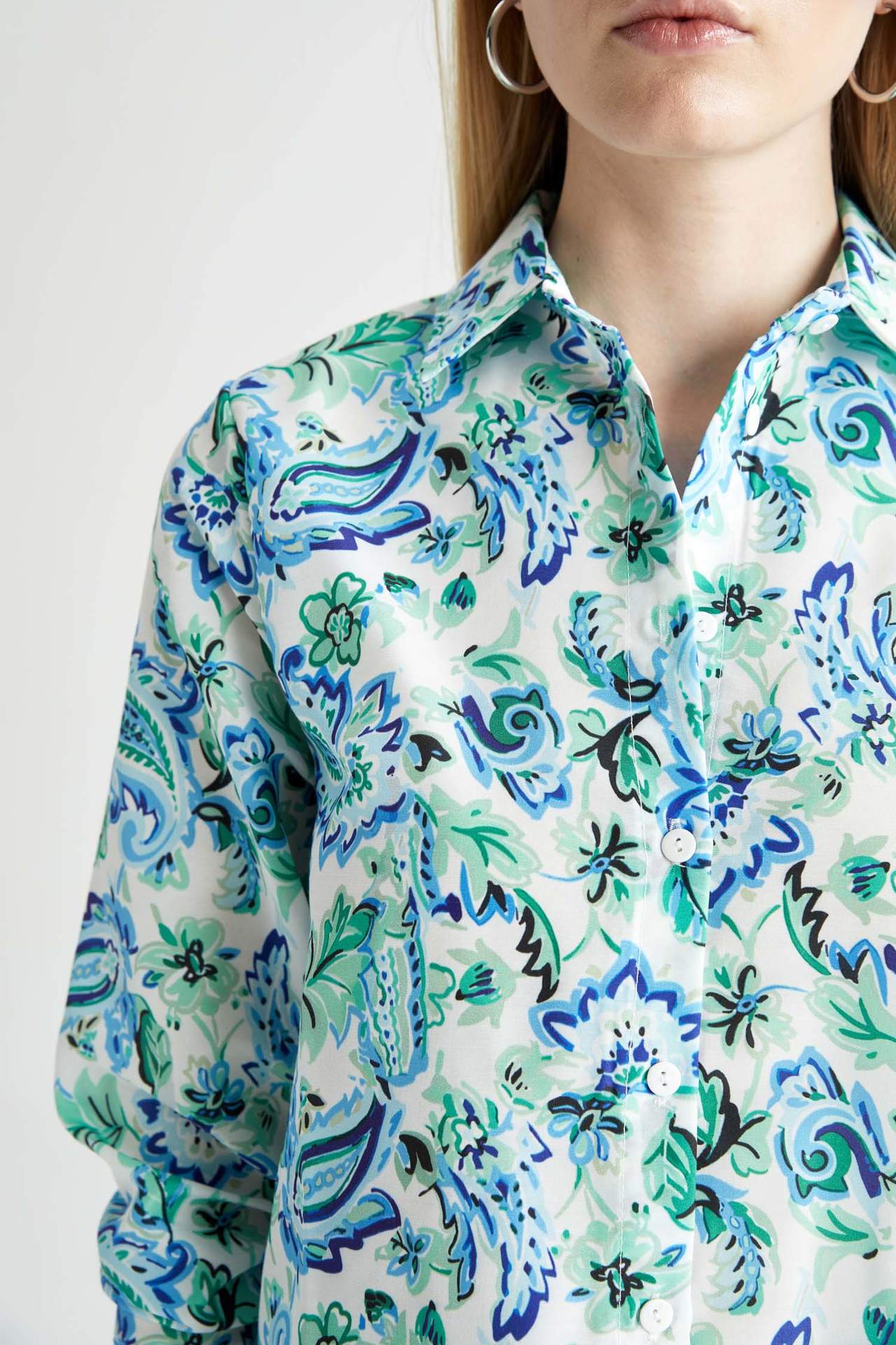 DEFACTO Regular Fit Long Sleeve Shirt