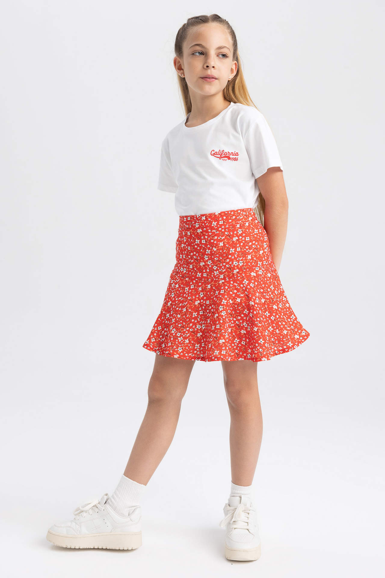 DEFACTO Girl Viscose Regular Fit Skirt