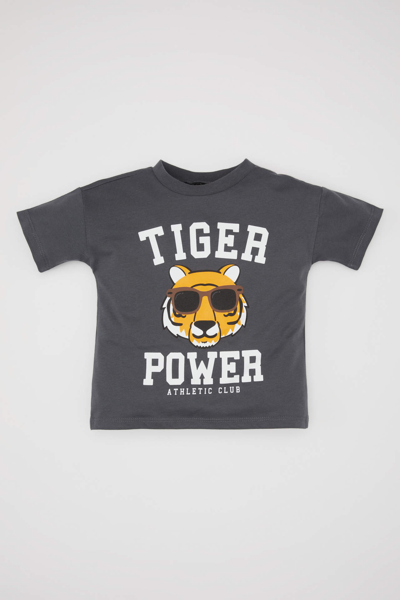 Levně DEFACTO Regular Fit Tiger Short Sleeve T-Shirt
